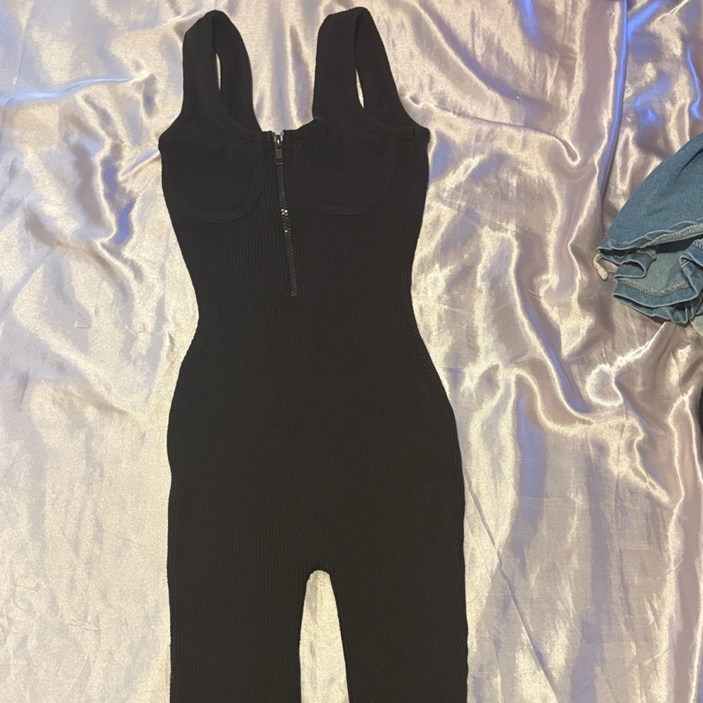 Brown Sleeveless Jumpsuit